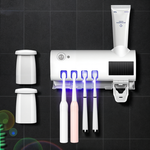 Load image into Gallery viewer, šæšæ Automatic Toothpaste Dispenser and UVĀ® Antibacterial Toothbrush Holder šæšæ