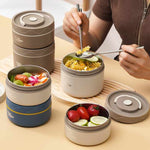 Load image into Gallery viewer, Insulated Stainless Steel Lunch Boxes (4 Pieces)

